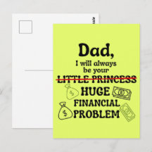 Papa, ich werde immer dein großes finanzielles Pro