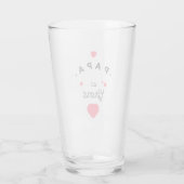 Papa im Herzen Glas (Rückseite)