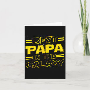 Papa in der Galaxie Lustiges Vatertagsgeschenk für Karte
