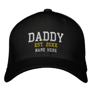Papa individuelles Geschenk bestickte Baseballkapp Baseballkappe