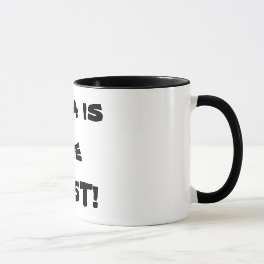 Papa is the BEST! Tasse (Rechts)