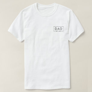 Papa ist 2025 werdender Vater 2025 Logo Neuer Papa T-Shirt