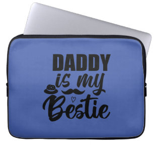 Papa ist mein bester Freund, besondere Verbindung Laptopschutzhülle