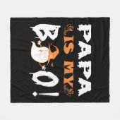 Papa ist mein glückliches Halloween Fleecedecke (Vorderseite (Horizontal))