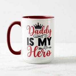 Papa ist mein Held - Süße Vatertags-Tasse Tasse