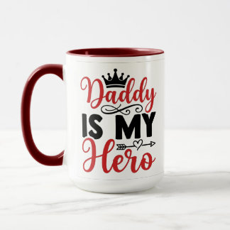 Papa ist mein Held - Süße Vatertags-Tasse Tasse