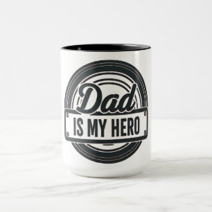Papa ist mein Held Tasse