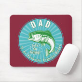 Papa ist mein Lieblings-Angelfreund Mousepad (Mit Mouse)