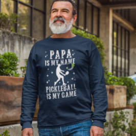 PAPA ist mein Name PICKLEBALL ist mein Glücksspiel T-Shirt