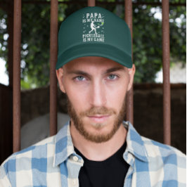 PAPA ist mein Name PICKLEBALL ist mein Glücksspiel Truckerkappe