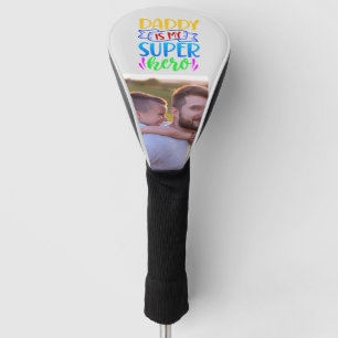 Papa ist mein Superheld Golf Headcover