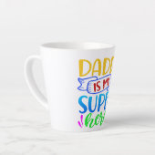 Papa ist mein Superheld Milchtasse (Linke Ecke)