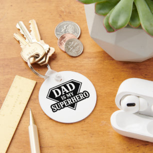 Papa ist mein Superheld Schlüsselanhänger