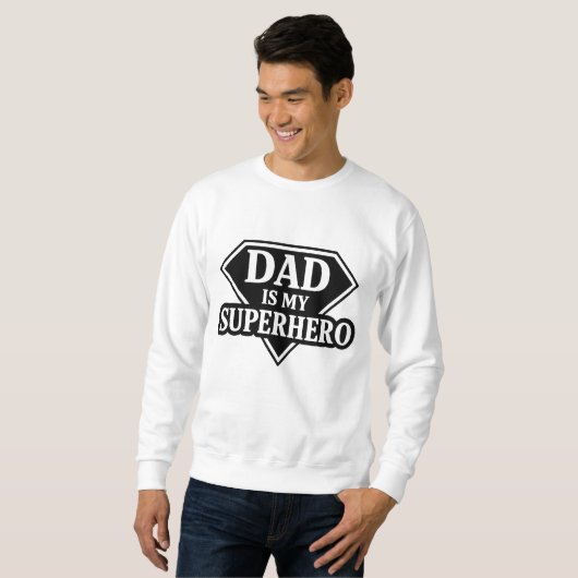 Papa ist mein Superheld Sweatshirt (Vorne ganz)