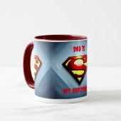 Papa ist mein Superheld Tasse (Vorderseite Links)