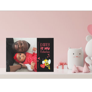 Papa ist mein Valentinsfoto Feiertagskarte
