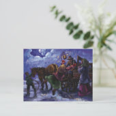 Papa ist Zuhause Postkarte (Stehend Vorderseite)