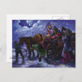 Papa ist Zuhause Postkarte (Vorne/Hinten)