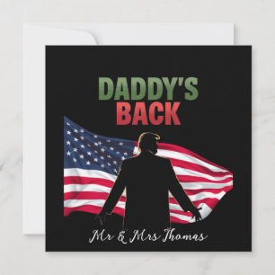 Papa ist zurück Trump 2024 - die Rückkehr Amerikas Einladung