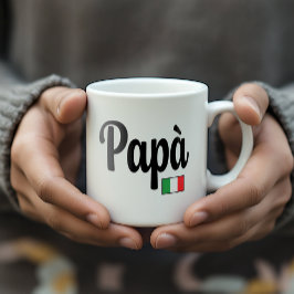 Papà Italian Flag Mug - Father Dad Kaffeetasse