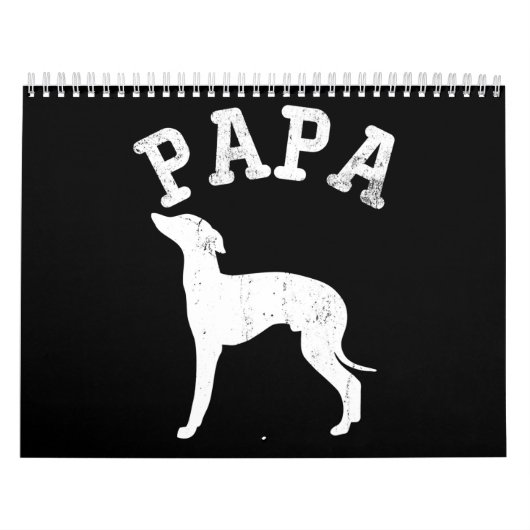 Papa Italian Greyhound Funny Gift Vater Kalender (Titelbild)