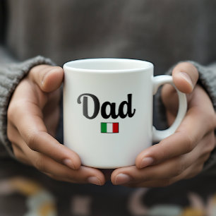 Papa Italienische Flagge Tasse