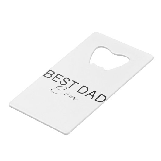 Papa je geldbeutel flaschenöffner (Rückseite Schrägansicht)