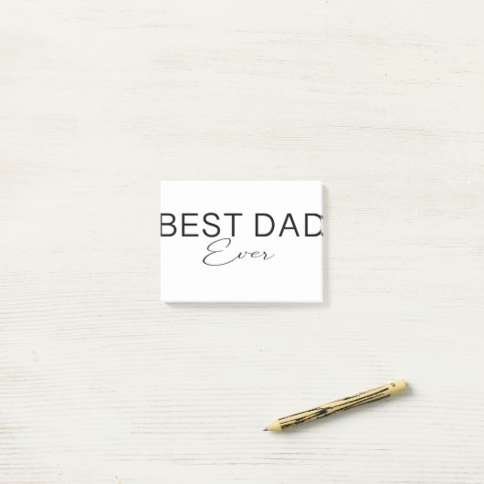 Papa je post-it klebezettel (Auf Schreibtisch)