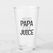 Papa Juice Glas (Rückseite)