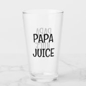 Papa Juice Glas (Vorderseite)