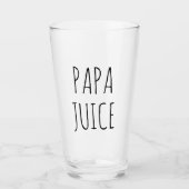 Papa Juice | Glas (Vorderseite)
