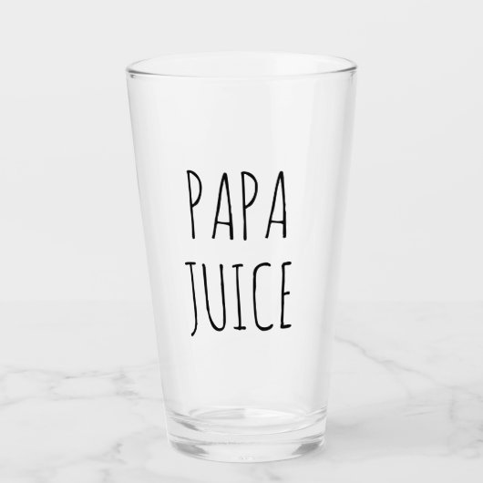 Papa Juice | Glas (Vorderseite)