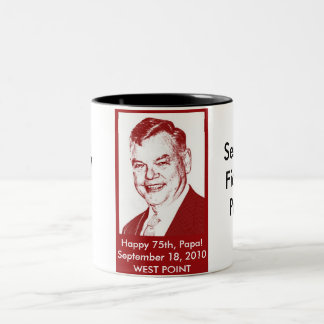 Papa-Kaffee-Tasse -- Schwarzes Zweifarbige Tasse