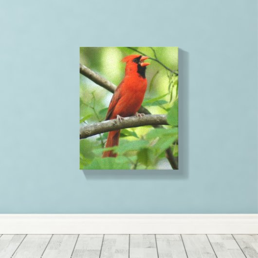 Papa Kardinal singen! Leinwanddruck (Insitu (Holzboden))