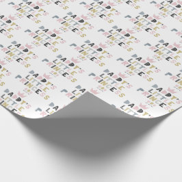 Papa-kleine Prinzessin Geschenkpapier