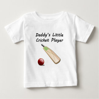 Papa-Kleiner Cricket-Spieler Baby T-shirt