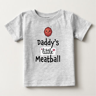 Papa-kleiner Fleischball Baby T-shirt