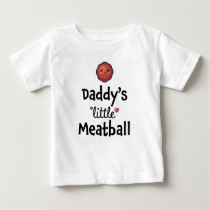 Papa-kleiner Fleischball Baby T-shirt