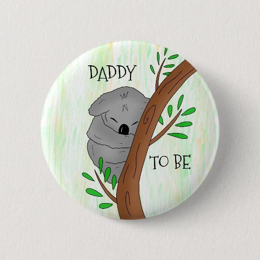 Papa | Koala Babydusche Button (Vorderseite)