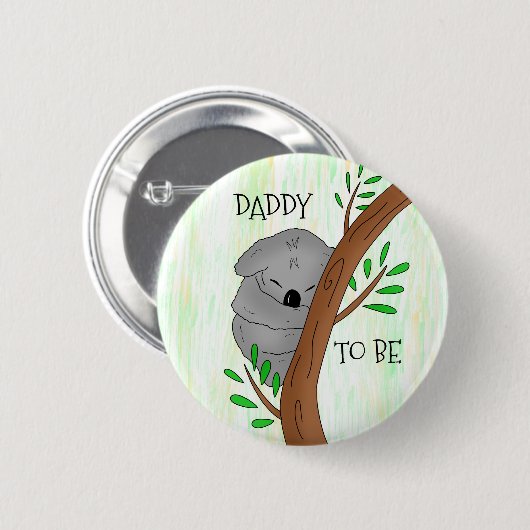 Papa | Koala Babydusche Button (Vorne & Hinten)