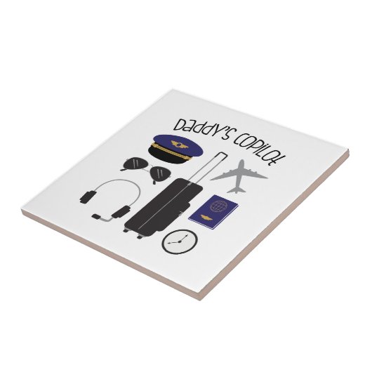 Papa-Kopilot Fliese (Seite)