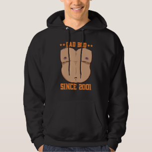Papa Körper seit 2001 Vatertag Bierbauch Hoodie