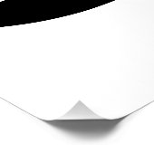 PAPA: Kühner Minimalismus Poster (Ecke)