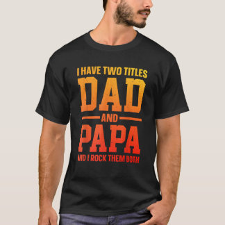 Papa Kunst für Großkinder T-Shirt