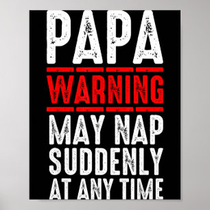 Papa-Kunst für Opa von Enkelkindern Vatertag P Poster