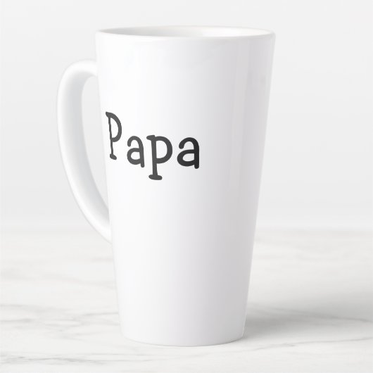 Papa Latte Tasse (Linke Ecke)