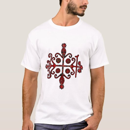 Papa Legba Elegua Veve Sigil T-Shirt (Vorderseite)