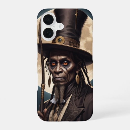 Papa Legba iPhone 16 Hülle (Rückseite)