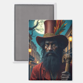 Papa Legba Magnet (Vorderseite/Rückseite)