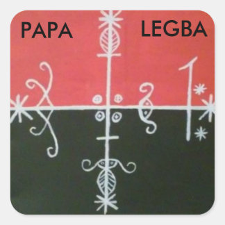 Papa legba veve #2 Aufkleber